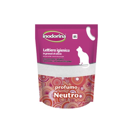 Sable pour chats Inodorina Neutro Sans parfum 5 L