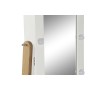 Miroir sur pied DKD Home Decor Lumière LED Naturel Blanc Bois MDF (40 x 37 x 155 cm)