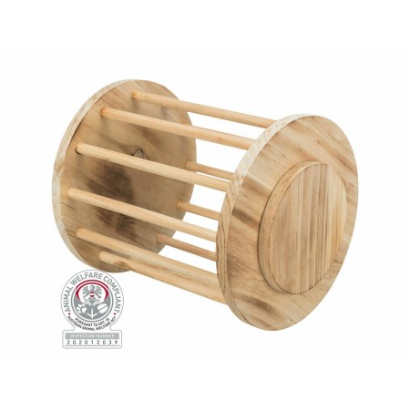 Jouet pour Rongeurs Trixie Bois Ø 20 × 23 CM Marron
