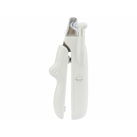 Cortaúñas con LED para Mascotas Trixie Acero Inoxidable Plástico 15 cm Blanco