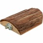 Jouet pour Rongeurs Trixie écorce d'arbre 10 × 15 CM Plate-forme Marron