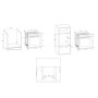 Horno de Gas Vitrokitchen HG6RB 52 L Antracita (Reacondicionado B)