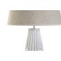 Lampe de bureau DKD Home Decor Beige Coton Blanc Résine 220 W (40 x 40 x 76 cm)