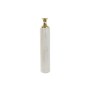 Vase DKD Home Decor Doré Métal Blanc Oriental (16 x 16 x 91 cm)