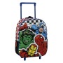 Mochila Escolar con Ruedas The Avengers 3D