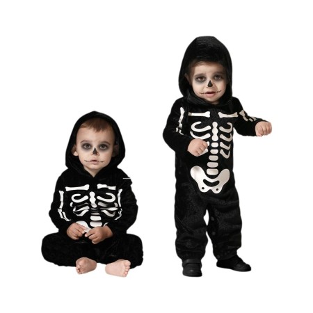 Déguisement pour Bébés Squelette + 24 Mois