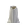 Vase DKD Home Decor Porcelaine Gris Beige Rose Blanc (9 x 9 x 21 cm) (4 Unités)