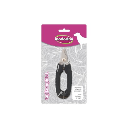 Ciseaux à ongles Inodorina Noir Acier L