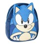 Mochila Escolar Sonic Azul 18 x 22 x 8 cm