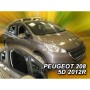 Déflecteur de vent HEKO HO26146 Peugeot 208 Frontal 2 Pièces