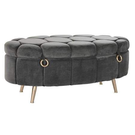 Banqueta DKD Home Decor Gris Metal (Reacondicionado A)
