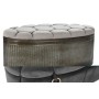 Banquette DKD Home Decor Gris Métal (Reconditionné A)