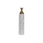 Vase DKD Home Decor Doré Métal Blanc Indien (13,5 x 13,5 x 62 cm)