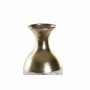 Vase DKD Home Decor Doré Métal Blanc Indien (13,5 x 13,5 x 62 cm)