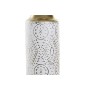 Vase DKD Home Decor Doré Métal Blanc Oriental (15,5 x 15,5 x 73,5 cm)