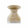 Vase DKD Home Decor Métal Marron Blanc (14 x 14 x 60 cm)