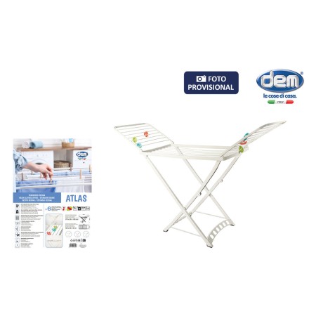 Tendedero Plegable Inde Atlas Blanco 172 x 220 x 50,5 cm