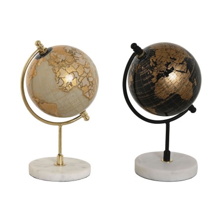 Figurine Décorative Home ESPRIT Noir Doré Vintage 12 x 12 x 20 cm (2 Unités)