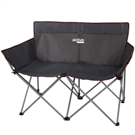 Chaise Pliante Aktive 52882 Noir Acier 2 places (Reconditionné B)