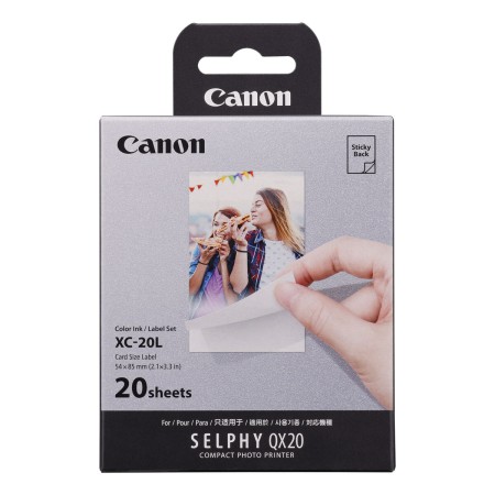 Papier photo mat Canon 6755C002 5,4 x 8,5 cm (20 Unités)