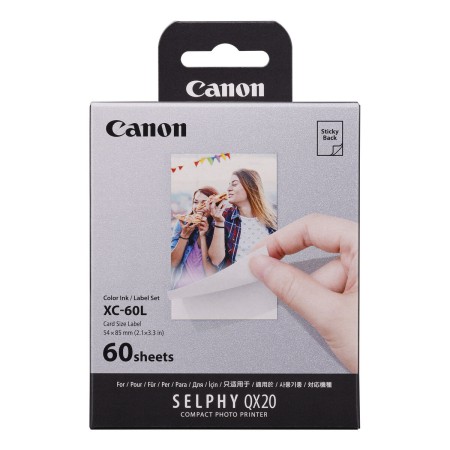 Papier photo mat Canon 6756C001 5,4 x 8,5 cm (60 Unités)