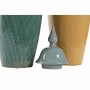 Vase DKD Home Decor Vert Ocre Bicolore Grès Moderne (19 x 19 x 51 cm) (2 Unités)