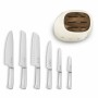 Ensemble de couteaux de cuisine et support Smeg KBSF02CR Crème Acier inoxydable