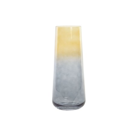 Vase DKD Home Decor Verre Bicolore (11 x 11 x 26 cm)