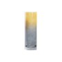 Vase DKD Home Decor Gris Jaune Verre Bicolore (6 x 6 x 18 cm)