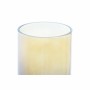 Vase DKD Home Decor Gris Jaune Verre Bicolore (6 x 6 x 18 cm)