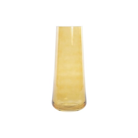 Vase DKD Home Decor Verre Ambre Moderne (11 x 11 x 26 cm)