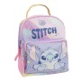 Mochila Escolar Stitch Lila 19,0 x 23,0 x 8,0 cm