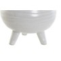 Vase DKD Home Decor Céramique Blanc (13,5 x 13,5 x 20,5 cm)