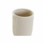 Vase DKD Home Decor Céramique Beige (9,5 x 9,5 x 22,5 cm)