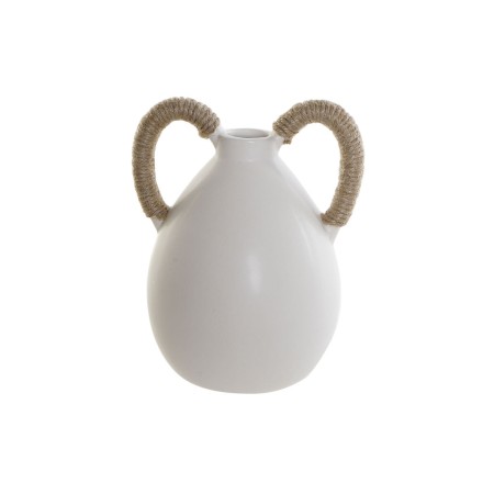 Vase DKD Home Decor Céramique Blanc (17 x 15 x 21,5 cm)