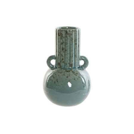 Vase DKD Home Decor Céramique Vert (13 x 13 x 21 cm)