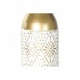 Vase DKD Home Decor Doré Métal Blanc Fer Oriental (14,5 x 14,5 x 76,3 cm)