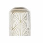 Vase DKD Home Decor Doré Métal Blanc Fer Glam (14,5 x 14,5 x 91 cm)