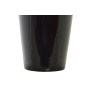 Vase DKD Home Decor Porcelaine Noir Doré Bicolore Moderne (19 x 19 x 40 cm)