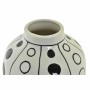 Vase DKD Home Decor Porcelaine Noir Blanc Moderne Cercles (16 x 16 x 30 cm)