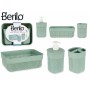 Set de Baño Berilo PP-107-3 Verde Plástico (12 Unidades)