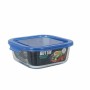 Fiambrera Hermética Quttin Azul Transparente 750 ml (6 Unidades)