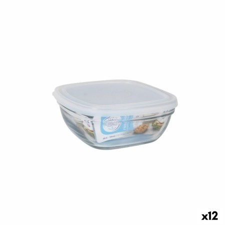 Fiambrera Duralex Blanco Transparente 610 ml (12 Unidades)