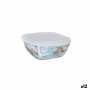 Fiambrera Duralex Blanco Transparente 610 ml (12 Unidades)
