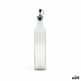 Aceitera Anna Transparente Plateado Vidrio 0,5 L (24 Unidades)
