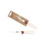Cuchillo Pelador Quttin Terra Marrón Plateado Acero Inoxidable 9 cm (48 Unidades)