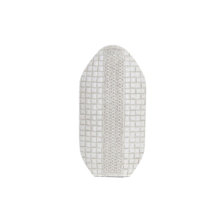 Vase DKD Home Decor Blanc Résine Moderne (18 x 8 x 36 cm)