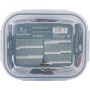 Fiambrera Hermética Santa Clara Transparente Rectangular 2,4 L (4 Unidades)
