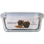 Fiambrera Hermética Santa Clara Transparente Rectangular 3,5 L (3 Unidades)