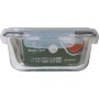 Fiambrera Hermética Santa Clara Transparente Rectangular 1,5 L (6 Unidades)